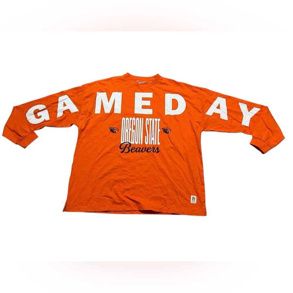 Pressbox Women's Oregon State Beavers Orange One Size Long Sleeve T-Shirt